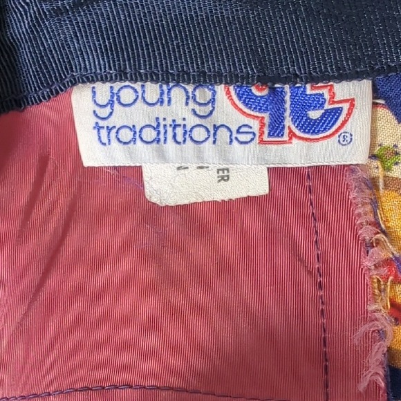 Vintage 70s Velvet Patchwork Wrap Maxi Skirt Bohemian Hippie Florals Festival - Picture 14 of 15